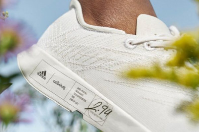 Sustainable performance running shoe from Adidas &amp; Allbirds collaboration